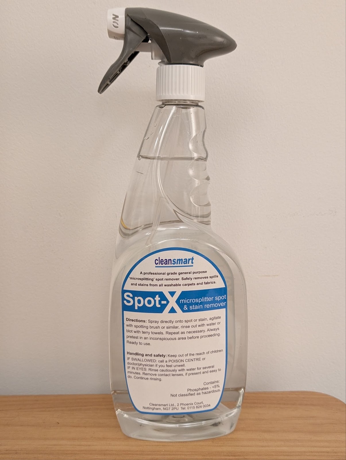 Carpet cleaning example