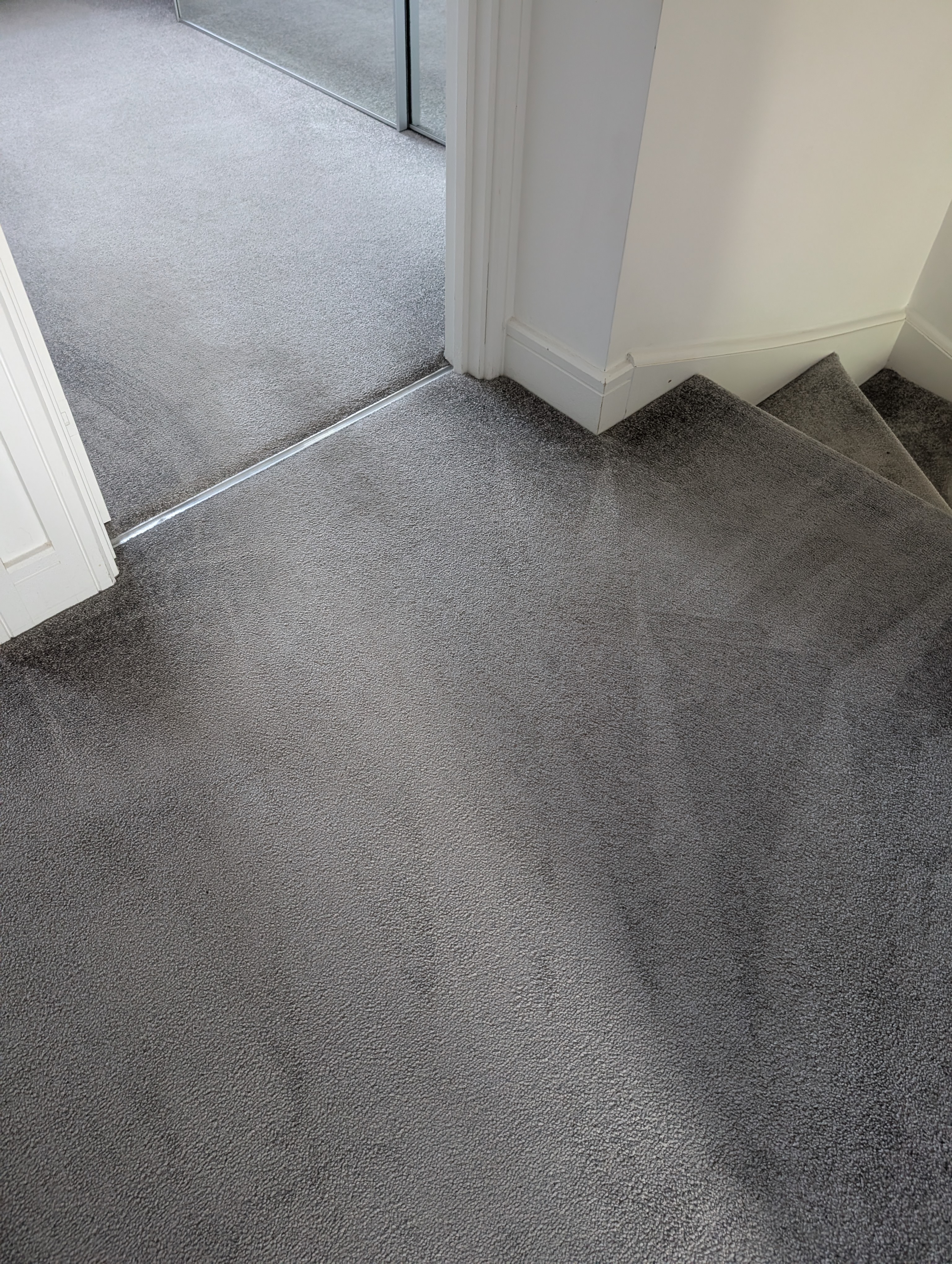 Carpet cleaning before and after in Hailsham