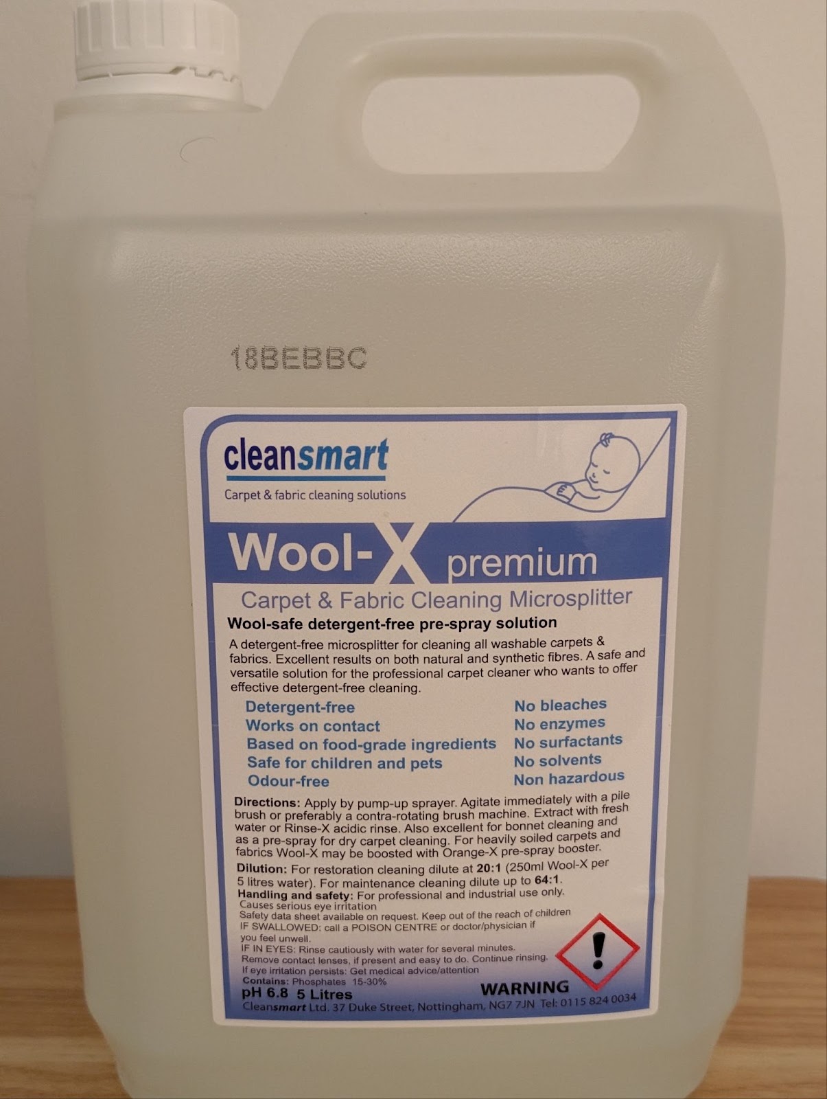 Carpet cleaning example
